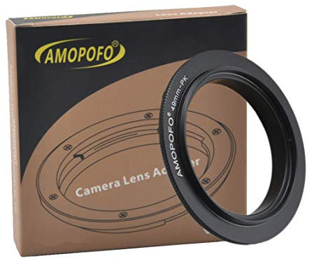 49mm to PK Filter Thread Macro Reverse Mount Adapter Ring,&for Pentax K PK Mount SLR DSLR Camera PK K-3 K-50 K-5 II K-30 K-01 K-5 K-r K-x K-7 K-m