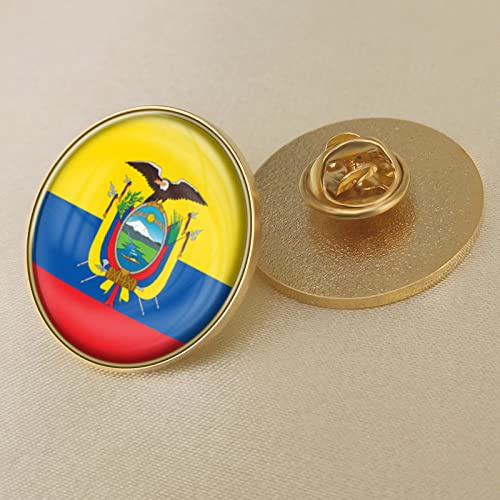 Insignia De Pin De Bandera De Águila Voladora De Ecuador,Insignias De Esmalte De Pin De Solapa De Bandera,Pines De Bandera Nacional,Pines De Insignias Nacionales De Bandera De Metal,Broche De Re