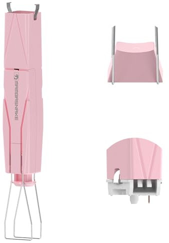 MAMBASNAKE 2 in 1 Keycap Switch Puller per Tastiera Meccanica, Estrattore per Interruttori Copritasti Hot Swappable, Kit di Rimozione Tasti MX per Tastiera Gaming DIY, Rosa