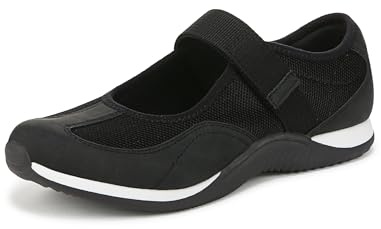 Dr. Scholl's Shoes Womens Goodie Mary Jane Flat Black Smooth 9 M