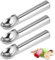 Gourmet, porzionatore per gelato, cucchiaio per ghiaccio in alluminio, 18 cm, design unico, antiaderente, per palline di ghiaccio, riso, palline di melone, pasta per biscotti