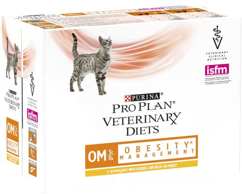 Nestlé Purina Veterinary Diet Gatto Om Obesity Management al Pollo 5 BUSTINE da 85 gr