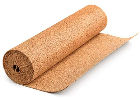 NURADA - Pinnwand Kork - korkplatten für die Wand - Rollenkork 80x0,5 m – 4 mm Stark - Korkwand Pinnwand - korkwand, Korkplatten - Perfekt für DIY & Deko - Kork Wärmedämmung