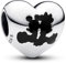 MITSOKU Cartoon-Ratte Mouse Herz Cartoon-Ratte Charm 925 Sterling Silber Frauen Armband Halskette Weihnachten Anhänger Valentinstag Muttertag Mädchen Geschenk