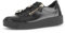 Gabor Damen Low-Top Sneaker, Frauen Halbschuhe,schnürschuhe,schnürer,straßenschuhe,Strassenschuhe,Sportschuhe,schwarz (Gold),40.5 EU / 7 UK