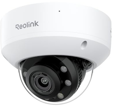 Reolink RP-PCV8MZ, 4K con Zoom óptico 5×, Cuerpo metálico IK10, visión Ultra-Amplia de 133°, visión Nocturna a Color, detección Inteligente, protección perimetral y alertas de Objetos