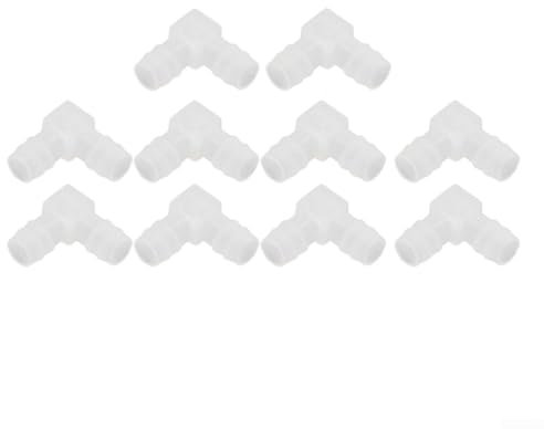 90 Degree Elbow Connector for Hose, L Shaped Plastic Fitting, Designed for Durability and Performance