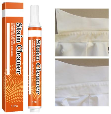 Instant Fleckenentferner Stift,10ml Fleckenstift,Effektiver Fleckentferner Für Unterwegs,Fleckenentferner Stift Für Kleidung,Kleine Und Leichte Fleckenentferner Sticks Wasserfrei Für Kleidung Reise