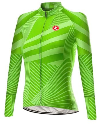 UGLY FROG Damen Neue Winter Jersey Thermisches Fahrradtrikot Vlies Thermo Langarm Shirt Women Breathable Radfahren Fahrrad Lange Hülsen Fahrrad Hemd Frauen Langarm Fahrradbekleidung…