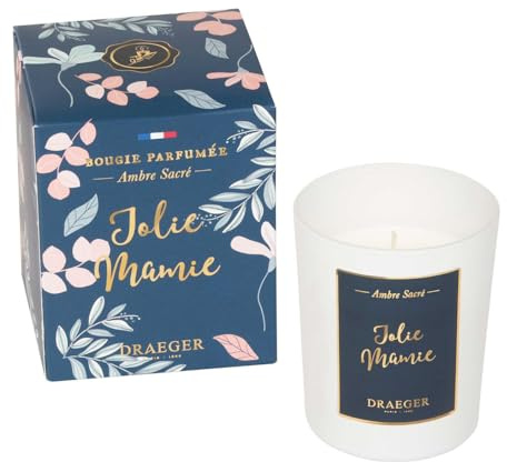 Draeger Paris – presentljus – Jolie maman – tillverkad i Frankrike, växtvax – 9 x 7,5 cm