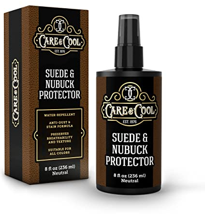 Care & Cool Maximum Protection for Your Suede and Nubuck (8 oz). Waterproofing, Dust and Stain Repellent Formula for your Shoes, Boots, Bags and Jackets. Setting the Standards Since 1976.
