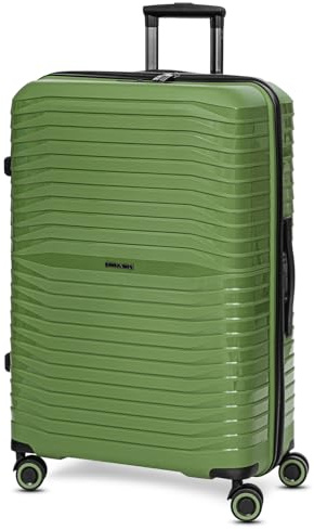 Stratic Check-in Koffer für Damen und Herren | großer XL Trolley 50 x 29 x 76 cm aus hochwertigem, leichtem Polypropylen Material | Doppelrolle & Teleskopgriff| Shine Serie