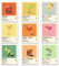 SUPERDANT 9 pezzi Murale Tela Wall Art con Cocktail Bevande Fredde Estive Pittura Stampe Poster Da Parete A Tema Estivo per Cucina Mensa Ristorante Bar Caffè Decorazione (Senza Cornice) 20×25cm