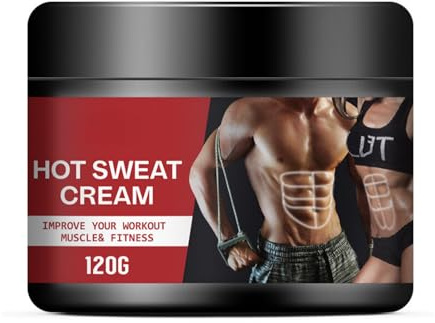 Premium Hot Cream Sweat Enhancer - Firming Body Lotion for Women and Men and Body Sculpting Cellulite Workout Cream - Ultra Moisturizing Invigorating Body Firming Cream with Natural Oils 120g