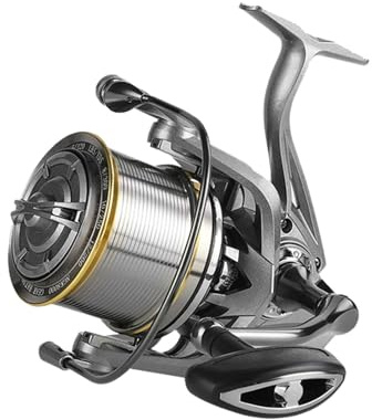 Moulinet de pêche Jubepk, pêche en acier inoxydable, lancer longue distance, poignée confortable, moulinet haute performance pour lancer longue distance, moulinet à poignée confortable