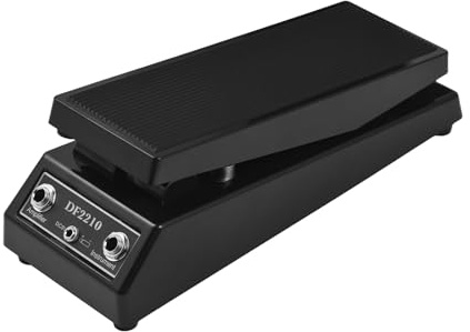 Pédale d'effet Wah classique pour guitare - Pédale de son stéréo WAH-WAH - Entrée / sortie de 6,35 mm - Alimentation DC 9 V