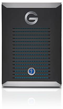 SanDisk Professional 1TB G-DRIVE PRO SSD, Ultra-Rugged Portable External NVMe SSD, Up to 2800MB/s, Thunderbolt 3 (40Gbps)