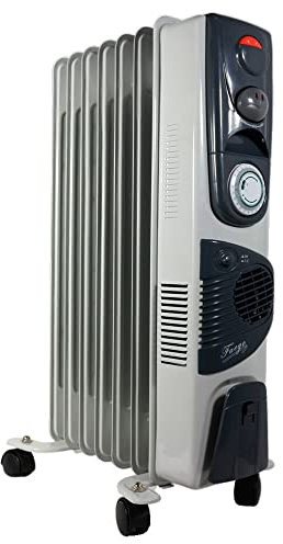 Radiador de Aceite Modelo Fuego con 7 Elementos 1500W | Bricoprofesional