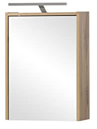 Schildmeyer Spiegelschrank Carlos, Eiche Landhaus Dekor, 43,5 x 16 x 64 cm