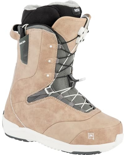 Nitro Damer Crown TLS lätt snowboardbåt med snabbsnörningssystem allround Freestyle Freeride softboot, terrakotta, MP 26,0 // EU 40 // US WMN 8,5