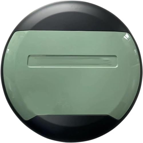 Spare Tire Cover for Defender, Spare Tire Tyre Wheel Cover Plastic Protector for LR Defender 90 110 130 2 Door 4 Door 2020 2021 2022 2023 2024 2025 2026 (Grasmere Green 2)