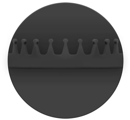 Haarfänger zur Wandmontage, Saugnapf-Sammler, Falle aus Silikonmaterial, Abflussschutz, Duschhaargreifer, schwarz, wiederverwendbar, verhindert Kanalverstopfungen für Badewanne, Badezimmer, Frauen