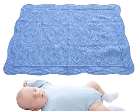 Generico Coperta per | Trapunta Neonatale Imbottita con Motivi in Rilievo - Piumino Morbido Traspirante, Plaid Pieghevole Per Asilo Casa Esterno