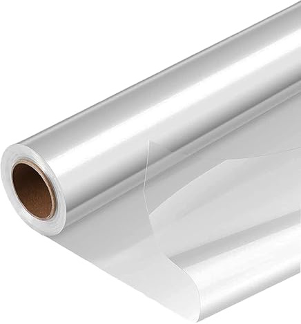 WAAMIN Clear Cellophane Wrap Roll 80CM x 30M - Clear Wrapping Cellophane Roll (FOLDED IN HALF) - Plastic Wrapping Paper for Candies, Cookies, Gift Wrap, Birthday Hampers and Flowers