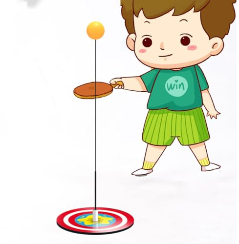 Veemoon Table Tennis Trainer Enhancing Eye and Hand Coordination for Personal Training and and Plastic Material with Flexible Shaft Suitable as Interactive Toy and for Parents