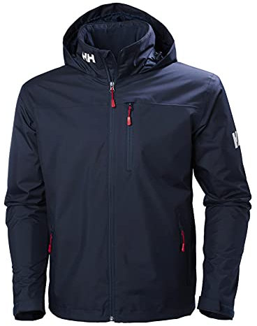Helly Hansen Herren Crew Hooded Midlayer Jacke, Marineblau, 2XL