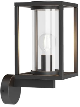 Lucande Wandlampe aussen, Aussenwandleuchte spritzwassergeschützt IP44 1x E27 max. 60W ohne Leuchtmittel Außenleuchte Wandleuchte außen