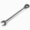 EGOFINE 7mm Ratcheting Combination Wrench Metric, Industrial Grade Gear Spanner with 12-Point Design, 72-Tooth Ratchet, Chrome Vanadium Steel