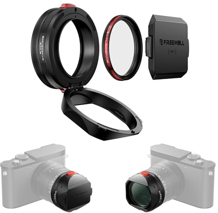 Freewell The Real Lens Hood for Leica Q3 43 – CPL/Mist Filter, Touchless Filter Operation & Flipable Design