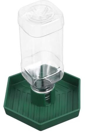 UPKOCH Distributeur d'eau Réutilisable Abreuvoir Automatique pour Reptiles Vert Résistant à l'usure en ABS Sûr pour Geckos et Tortues en Usage Domestique