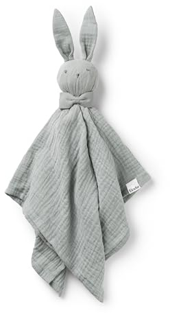 Elodie Details Copertina Doudou Neonato Blinkie – Mussola Cotone Organico Extra Morbido, Certificata Oeko-Tex – Coperta Coccole per Neonati – Regalo Nascita Bambino e Bambina – 0+ Mesi - Mineral Green