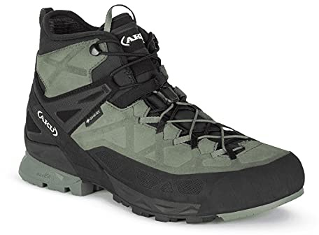 AKU M Rock Dfs Mid GTX Grün - Gore-Tex Moderner präziser Herren Gore-Tex Zustiegsschuh, Größe EU 44 - Farbe Green