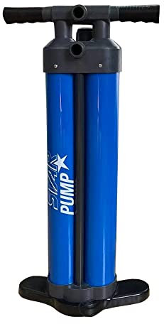 STAR Pump Unisex – Erwachsene TIPLE Action Handpumpe Mit Dreifacher Aktion, Blau Schwarz, U