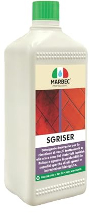 MARBEC SGRISER 1LT Detergente decerante forte per materiali lapidei