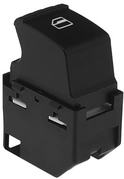 EMSea Schalterknopf für Fensterheber auf der Beifahrerseite 6Y0959855 Kompatibel mit Skoda Fabia Mk1 4-poliger Austausch des Einzelnen Elektrischen Fensterheberschalters Vorne Und Hinten