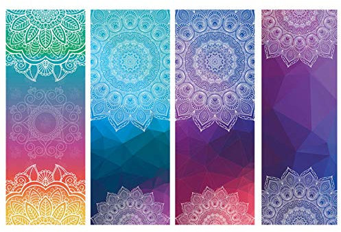 Facynde Yoga Handtuch rutschfest Yogatuch Handtuch für Yoga Mat Fitness Mat Handtuch Matte Handtuch Yoga Handtuch Auflage für Yogamatte Schweißabsorbierend Saugfähig Schnelltrocknend Yogatuch