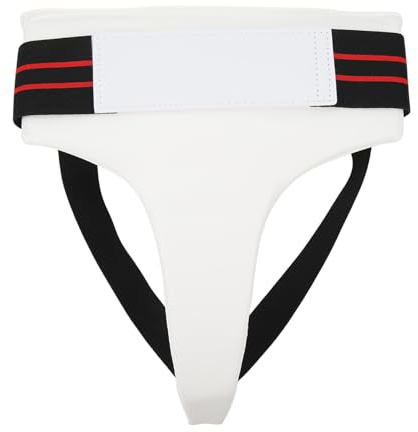 Stylebest Women Groin Guard, PU Leather Crotch Protector with Ergonomic Design and Shock Absorption, for Taekwondo Boxing Football Wrestling Training (XL)