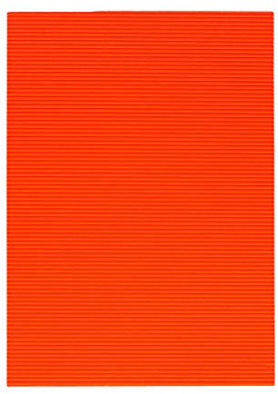 TTS Bastelwellpappe Fluorescent, 35 x 24cm, Fluoreszierend Orange, 10 Stk