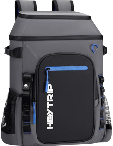 Heytrip Insulated Backpack Cooler 36 Cans, Portable Large Leakproof Waterproof Cooler Bag, 20 Hours Cold Retention for Lunch, Camping, Travel, Beach & Picnic
