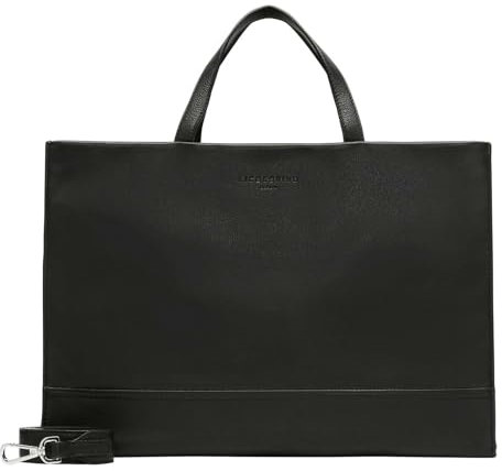 LIEBESKIND BERLIN LOU 2 3D Leather Satchel L Black