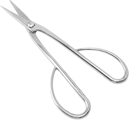 Sonew Tijeras para Bonsái de Acero Inoxidable, Tijeras Ergonómicas para Brotes de Hojas, Herramientas Profesionales para Cortar Ramas, Herramienta de Modelado de Bonsái, Ideal
