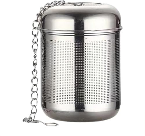 Colador de especias, filtro de bolas de té, filtro para sopa de especias separadoras – Colador de especias de acero inoxidable – Filtro de té, colador de bolas de té, diseño de malla fina para el
