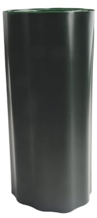 Lawnoval Borde de césped de jardín, polipropileno flexible y resistente para bordes de paisaje, vallas, caminos y parterres, 30 cm o 40 cm de altura, 9 m de longitud, verde 40 cm