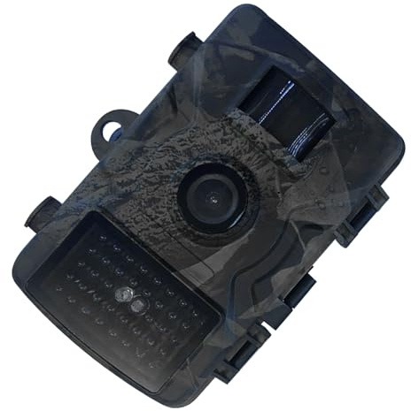 Abaodam Telecamera da Caccia 1080p Schermo 2 Pollici, Sensore Movimento Pir, Visione Notturna a LED Ir 26, Videocamera Esterni per Monitoraggio Fauna e Sicurezza