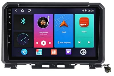 FDCHZQ Android 15 Estéreo de Coche 9 Pulgadas para Suzuki Jimny 2018~2025 Radio de Coche CarPlay Android Auto GPS Navegación Pantalla Táctil Bluetooth WiFi FM Control de Volante,X2 2+32G