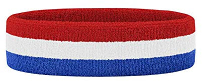 HANERDUN Sport Stirnband Herren Damen Schweißbänder Kopf Stirn Frottee Kopfband Sport für Laufen Fahrrad Joggen Tennis Fußball